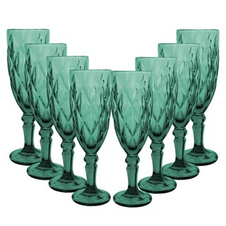 Foto 1 | Copas de Vidrio Vittori Verdes Cristal 8 Piezas