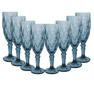 Foto 1 | Copas de Vidrio Vittori Azules Cristal 8 Piezas