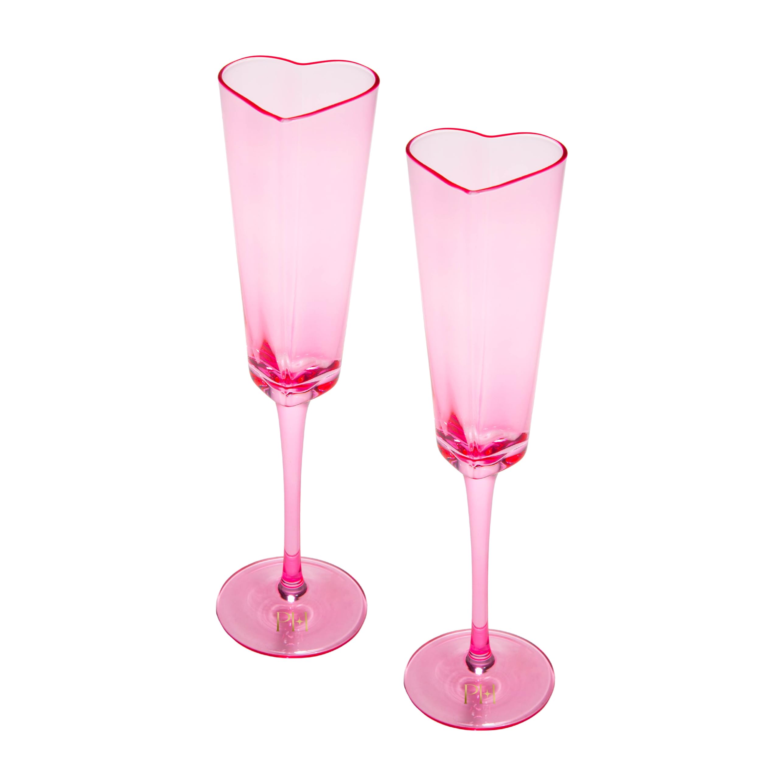 Foto 2 pulgar | Set De Regalo Para Flautas De Champán Paris Hilton En Forma De Corazón  160 Ml  2 Unidades - Venta Internacional.