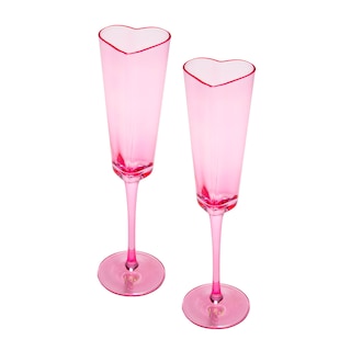 Foto 1 | Set De Regalo Para Flautas De Champán Paris Hilton En Forma De Corazón 160 Ml 2 Unidades - Venta Internacional.