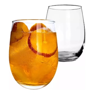 Foto 2 | 6 Vasos Vidrio Grueso Moderno Premium 500ml Eo Safe Imports Esi-20721 Transparente