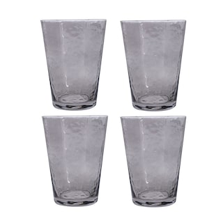 Foto 1 | Set De Vasos De Vidrio Crown Baccara Dito Gris 4 Piezas De 300 Ml