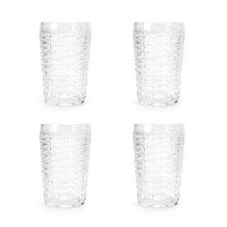 Foto 2 | Set De Vasos De Vidrio Crown Baccara Colibri Vaso 4 Piezas De 320 Ml
