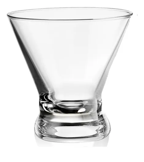 Foto 2 | Xtellar Juego De 6 Vasos De Vidrio Para Martini 270 Ml Bebidas Color Transparente