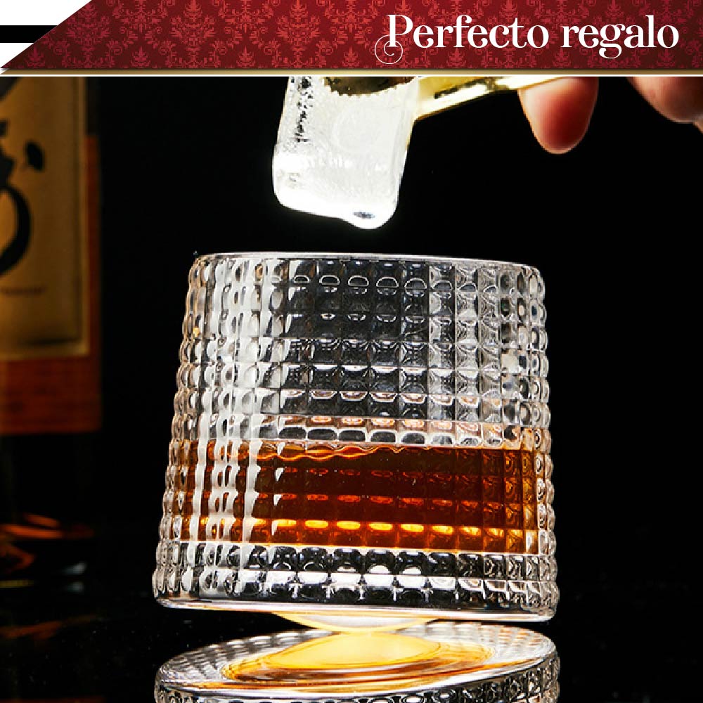 Foto 7 pulgar | Set 6 Vasos Chic-fantasy para Whisky Licor 170 Ml Cristal Grueso Bar Coctel Diseño Elegante Puntos