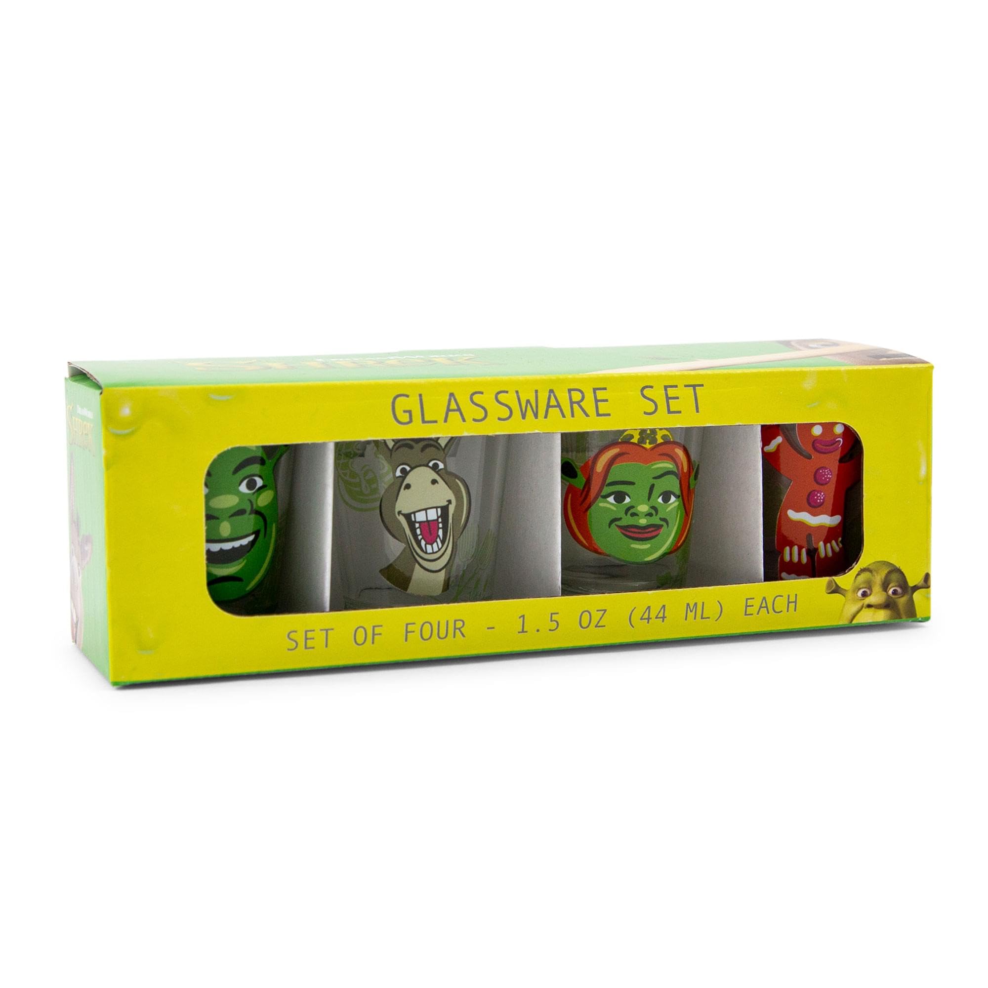 Foto 3 pulgar | Set de Minivasos Whisky Shrek Characters 60 Ml 4 Unidades - Venta Internacional