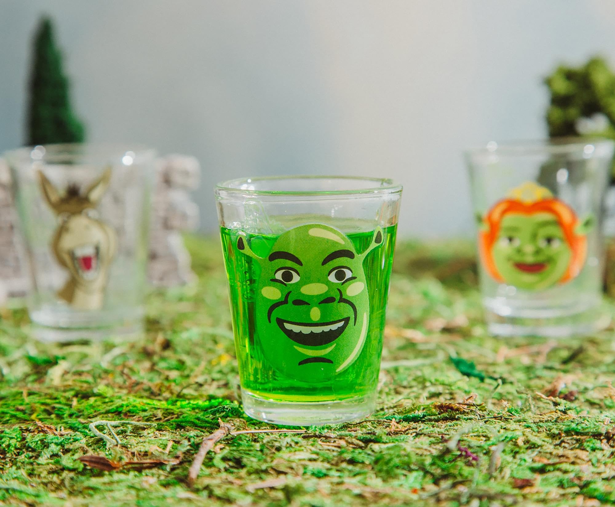 Foto 7 pulgar | Set de Minivasos Whisky Shrek Characters 60 Ml 4 Unidades - Venta Internacional