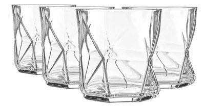 Foto 1 | Vaso Xtellar Vidrio 4 Piezas Vasos Para Whisky Vidrio