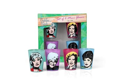 Foto 1 | Gafas De Chupito Just Funky Golden Girls Characters 60 Ml Paquete De 4 - Venta Internacional.