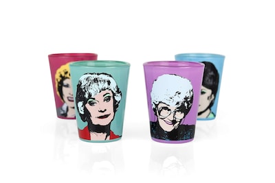 Foto 3 | Gafas De Chupito Just Funky Golden Girls Characters 60 Ml Paquete De 4 - Venta Internacional.