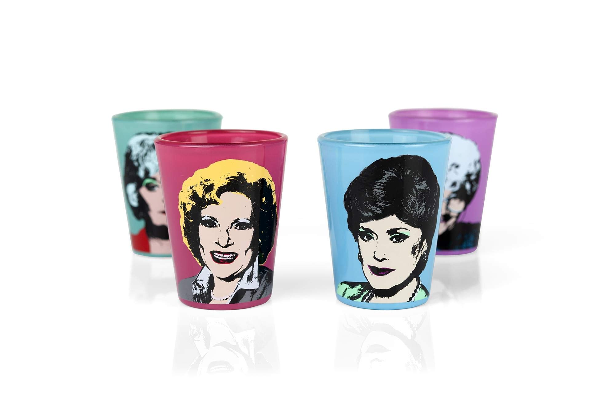 Foto 5 pulgar | Gafas De Chupito Just Funky Golden Girls Characters  60 Ml  Paquete De 4 - Venta Internacional.