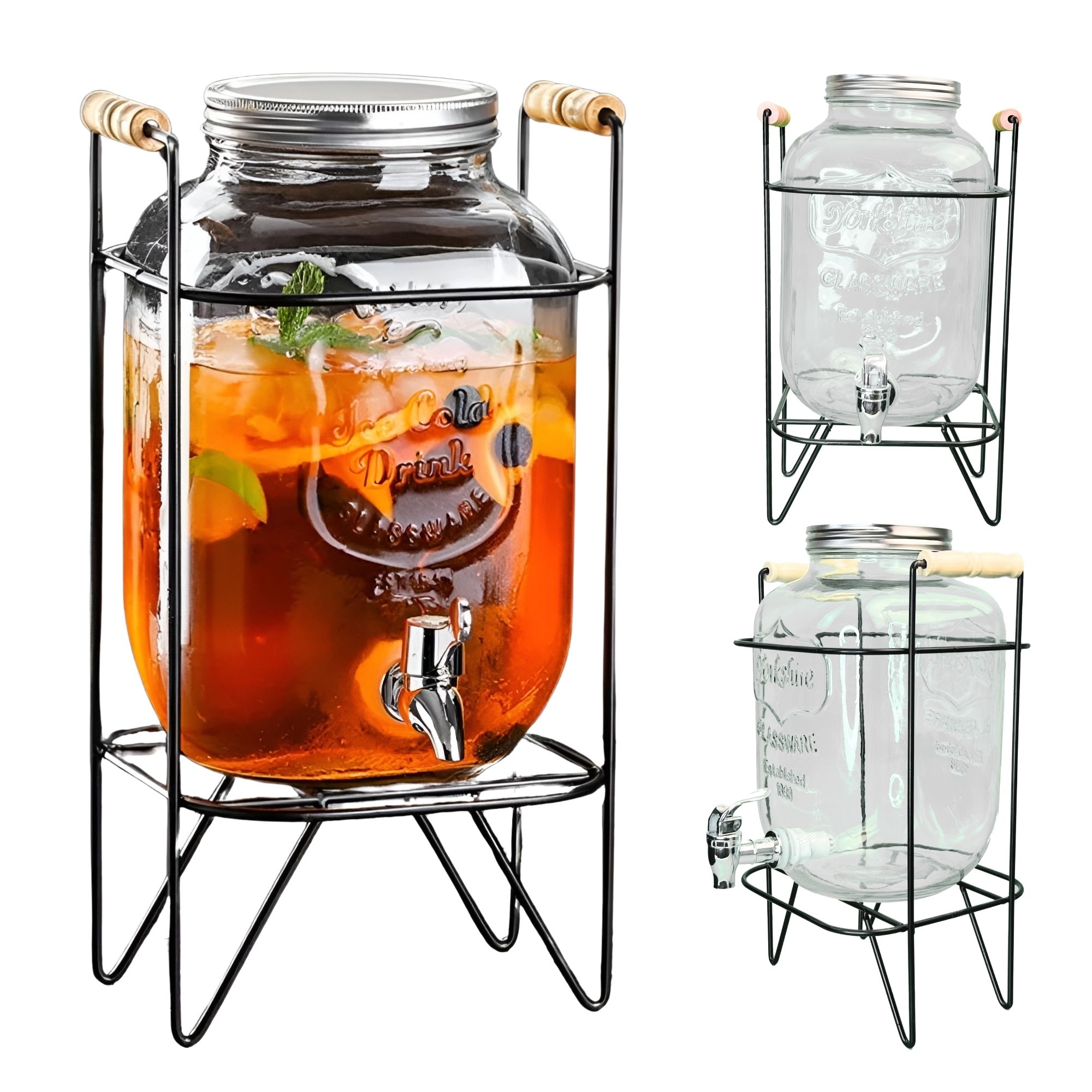 Foto 2 pulgar | Dispensador de Bebidas Ecomlab Vitrolero con Base Metálica 5.5 L