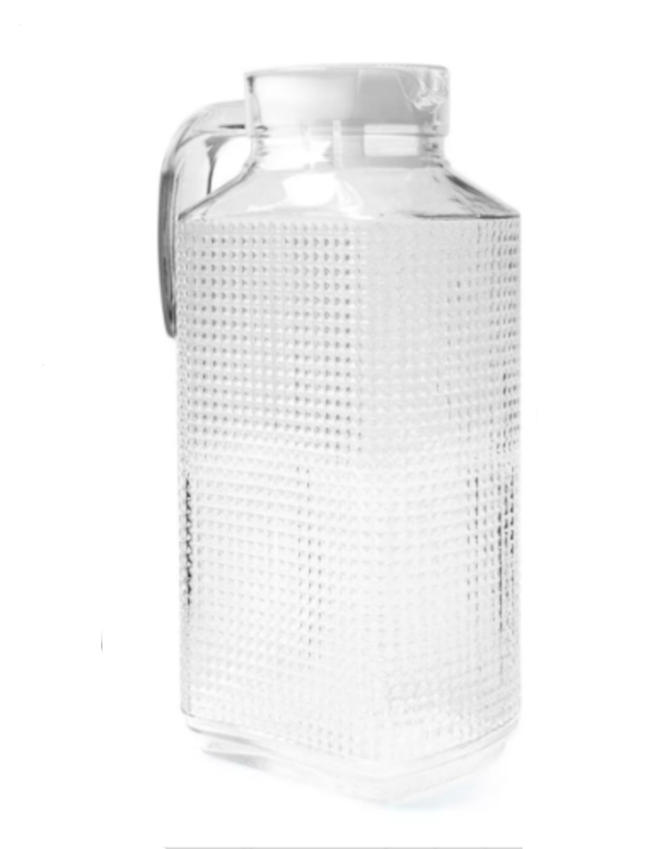 Foto 4 pulgar | Jarra de Vidrio con Tapa 1.8l + Termo de Agua Güish