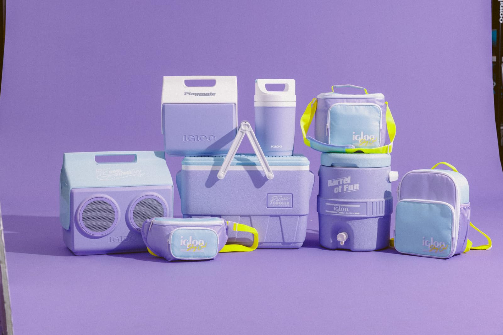 Foto 2 | Jarra Enfriadora Igloo Retro Party, 7.6 L, Lilac Breeze, 2 Galones - Venta Internacional.