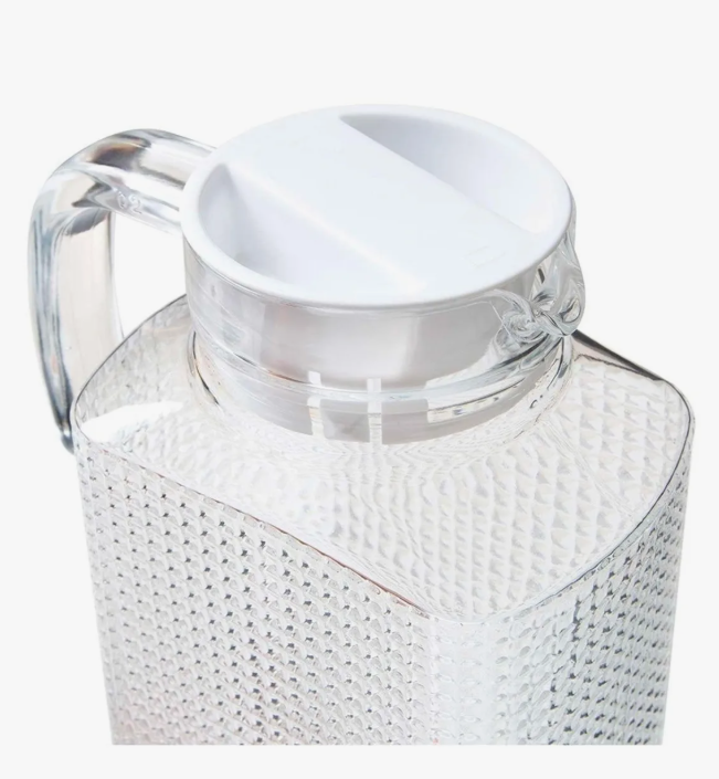 Foto 3 | Jarra Vidrio Xtellar  Para Agua C/tapa Para Refrigerador Cristal 1.8l