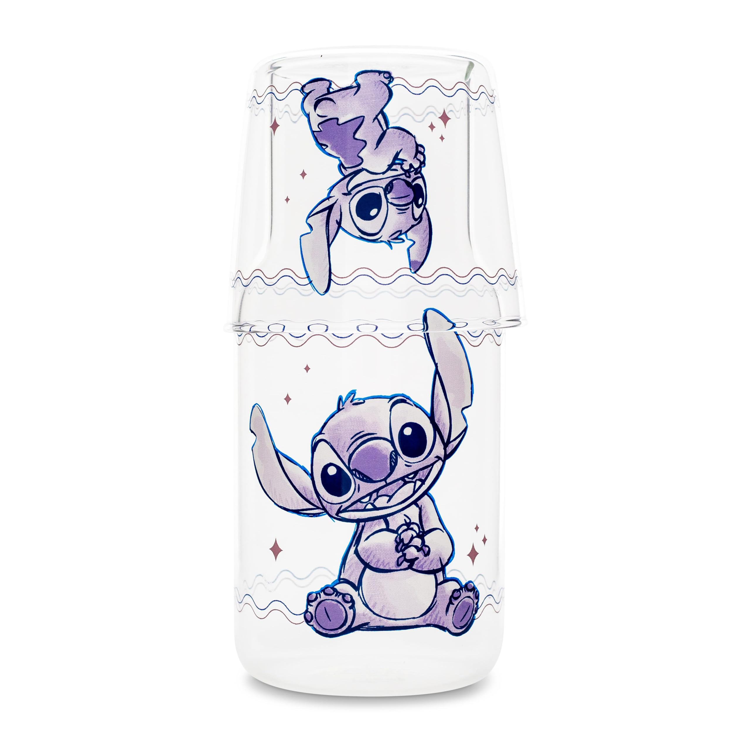 Foto 3 pulgar | Set de Jarra y Taza de Cristal Disney Lilo & Stitch 530 ml/240 ml - Venta Internacional