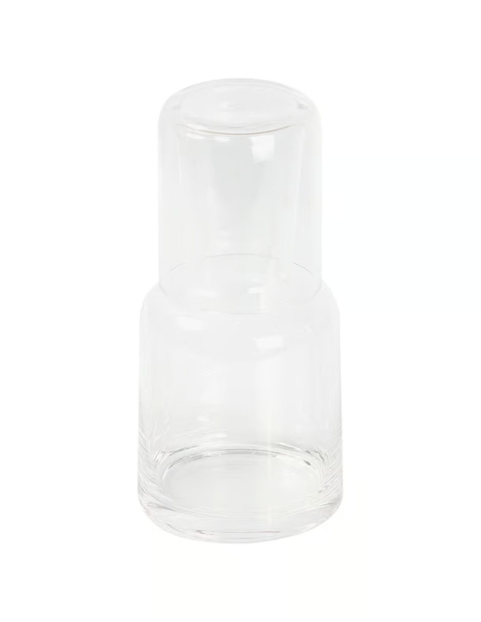 Foto 2 pulgar | Jarra De Vidrio 700 Ml Con Vaso