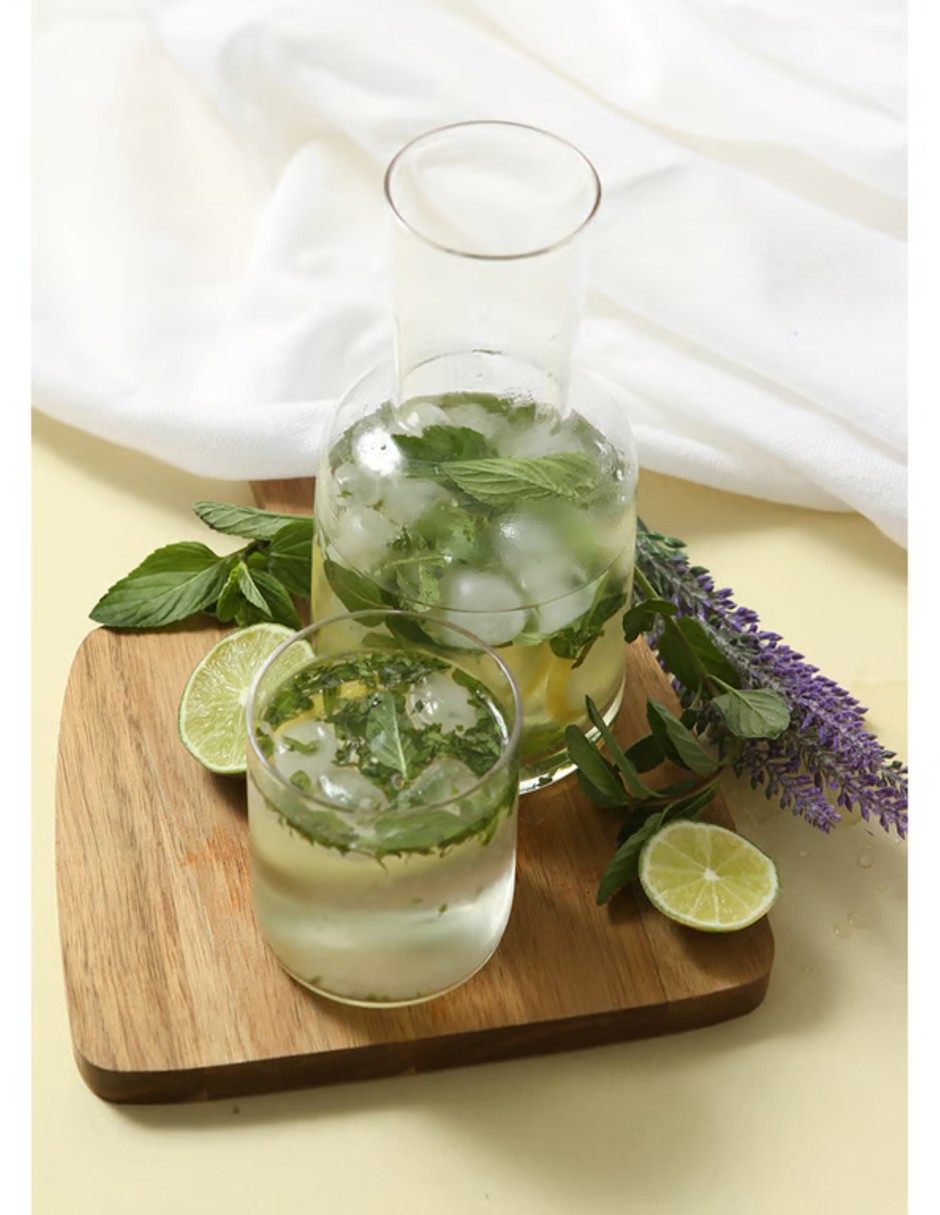 Foto 2 | Jarra De Vidrio 700 Ml Con Vaso