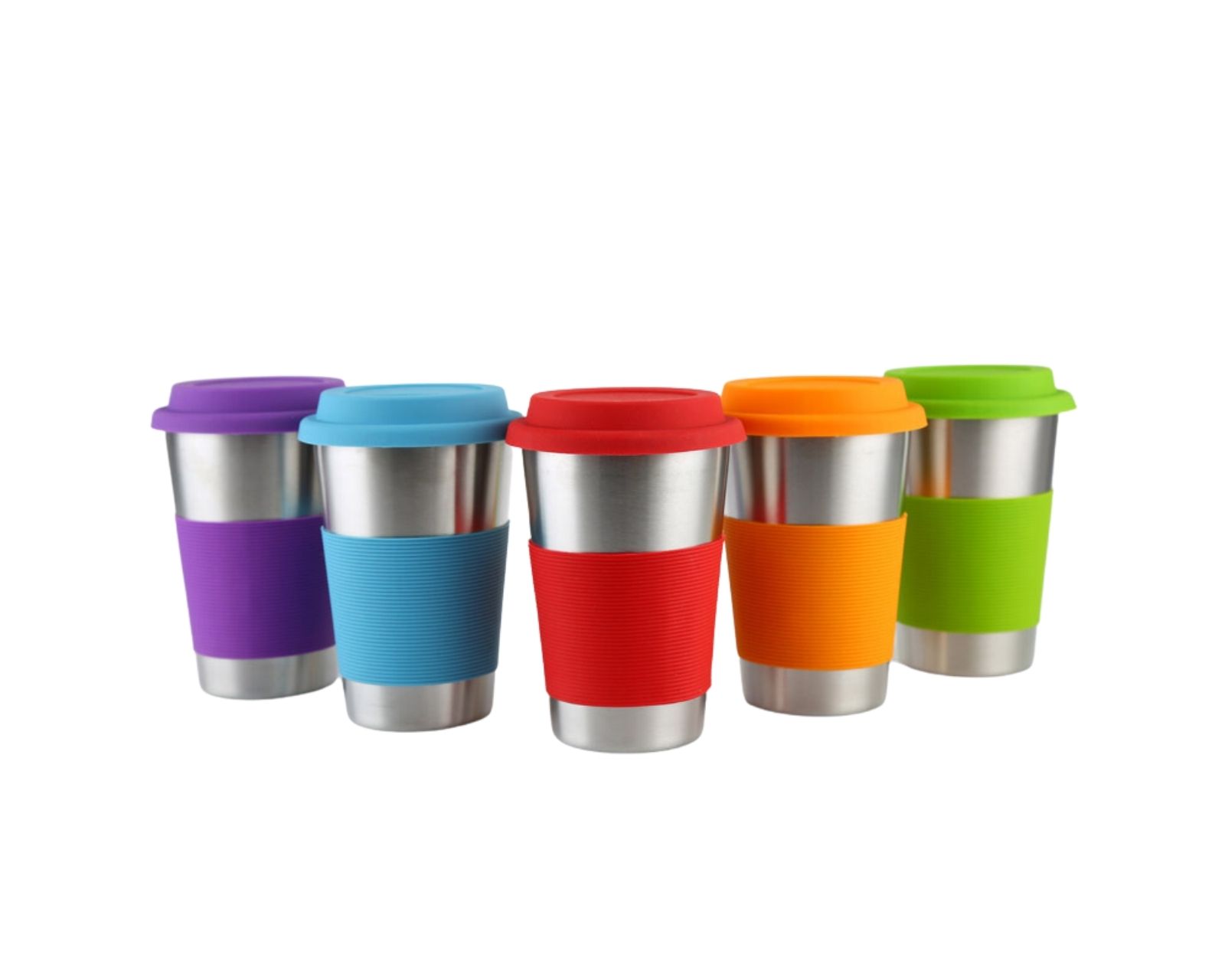 Vasos Mebix Trd de Acero Inoxidable 5 Piezas de 8 Oz