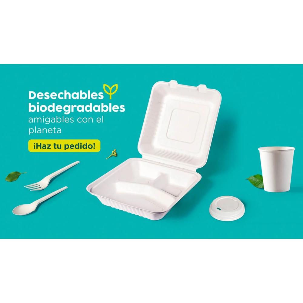 Foto 5 pulgar | Tapa De Pla Para Vaso Térmico De 8 Oz 500 Unidades Bio Kanogo Green