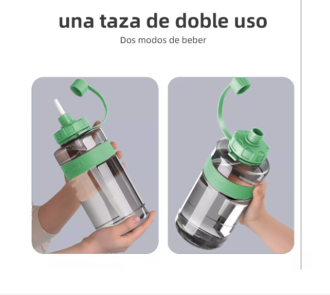 Foto 4 pulgar | Botella Pare Agua De 2 Litros Para Deportes Portatil