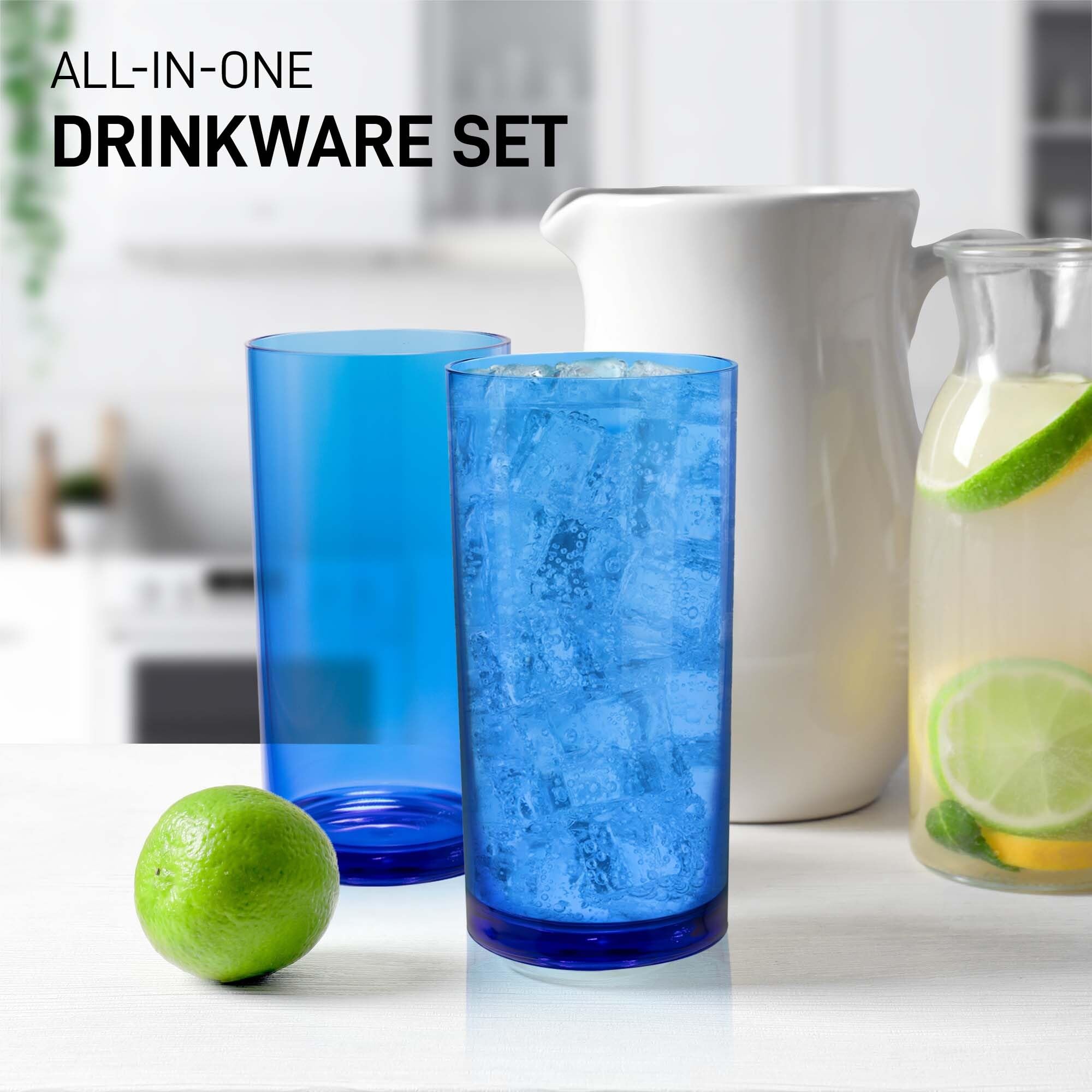 Foto 3 pulgar | Vasos Acrílicos Zulay Kitchen Drinkware 720 Ml 6 Unidades Azul - Venta Internacional