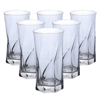 Foto 1 | Set De 6 Vasos Transparentes – Diseño Moderno Y Elegante