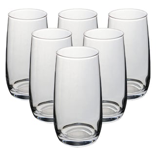 Foto 1 | Set De 6 Vasos Transparentes – Estilo Moderno Y Duradero