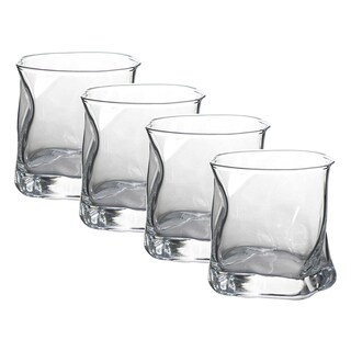 Foto 1 | Set De 4 Vasos Electrochapados Transparente 300 Ml– Un Toque Exquisito Para Tu Mesa