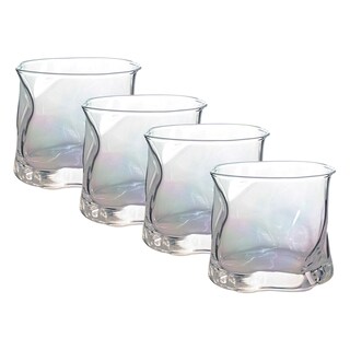 Foto 1 | Set De 4 Vasos Electrochapados Tornasol 450 Ml Grande– Un Toque Exclusivo Y Elegante