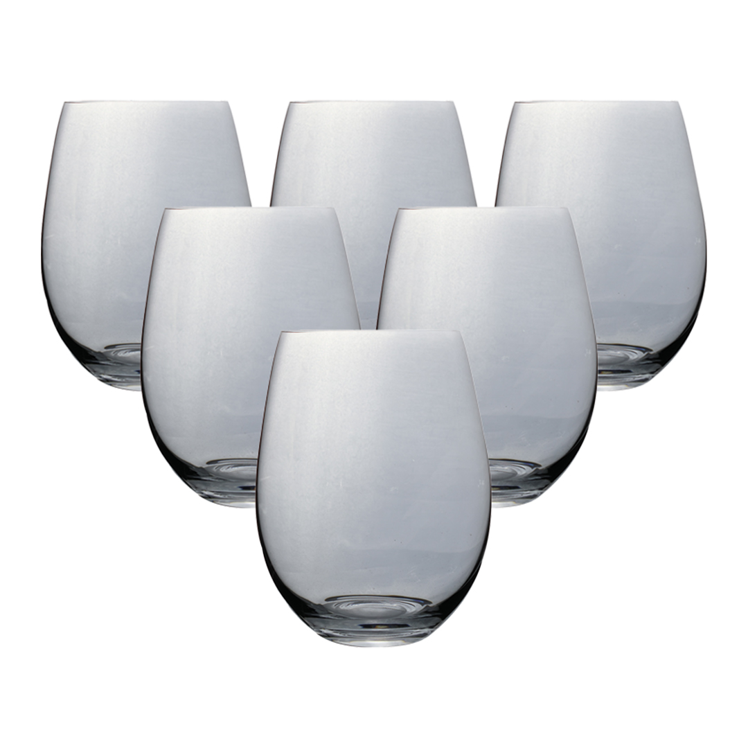 Foto 2 pulgar | Set De 6 Vasos Transparentes – Estilo Sofisticado Y Versátil