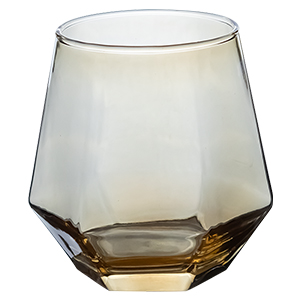 Foto 3 pulgar | Set De 6 Vasos De Cristal Ámbar – Diseño Elegante Y Cálido