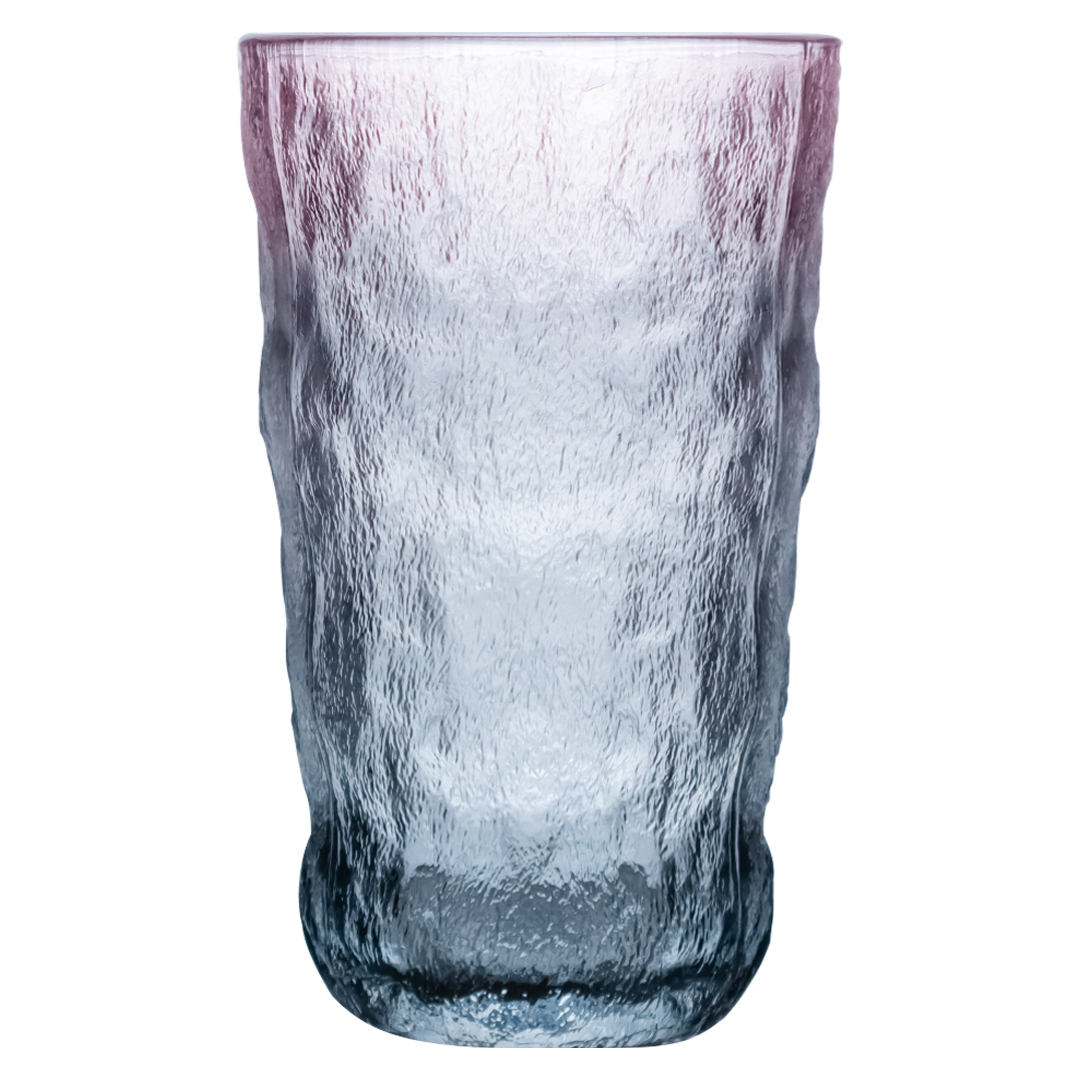 Foto 2 | Set De 2 Vasos De Cristal Rosa/azul Kb047-2 – Diseño Colorido Y Elegante