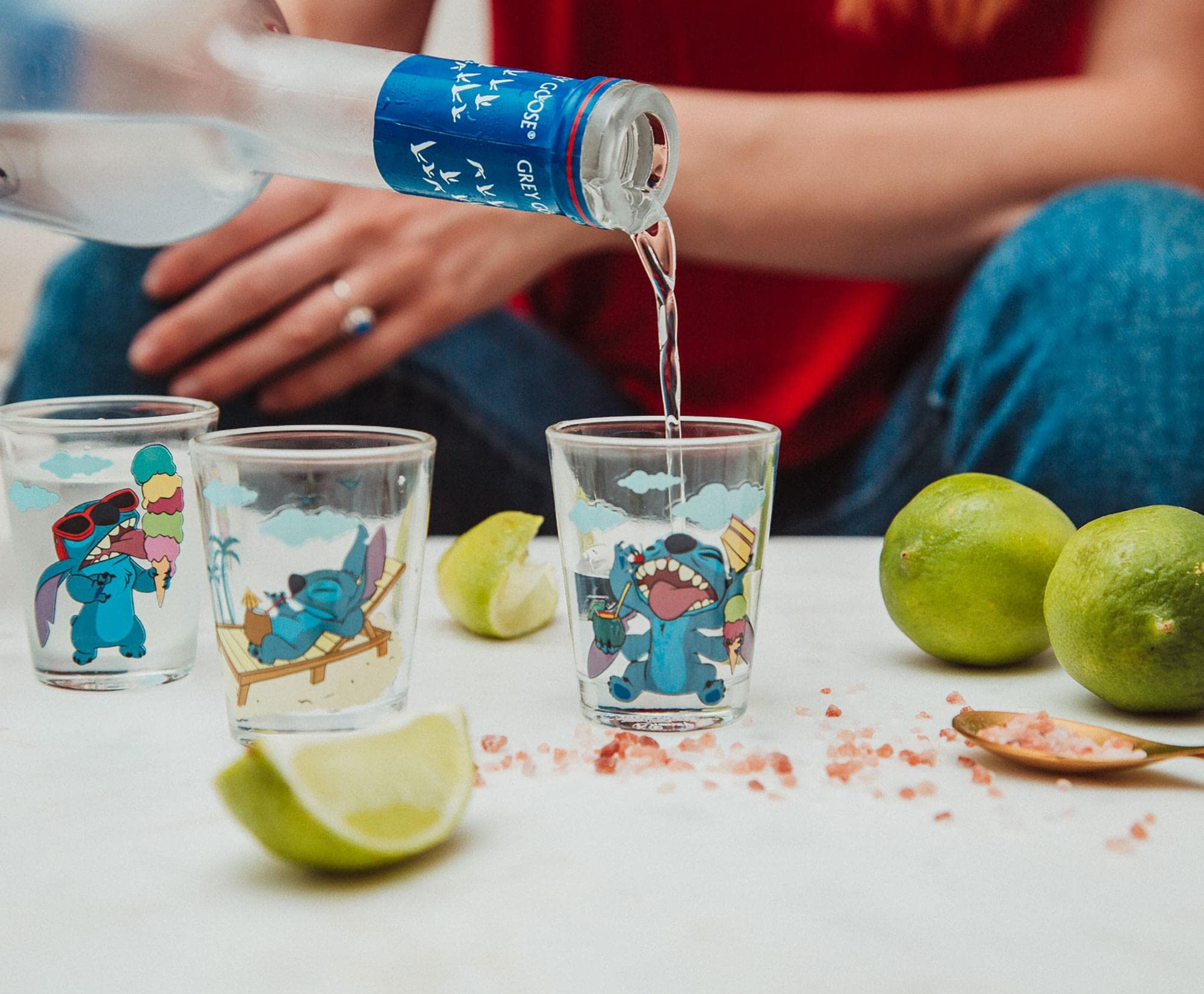 Foto 5 pulgar | Set de Mini Tazas de Cristal Disney Lilo & Stitch 45 ml 4 Piezas - Venta Internacional