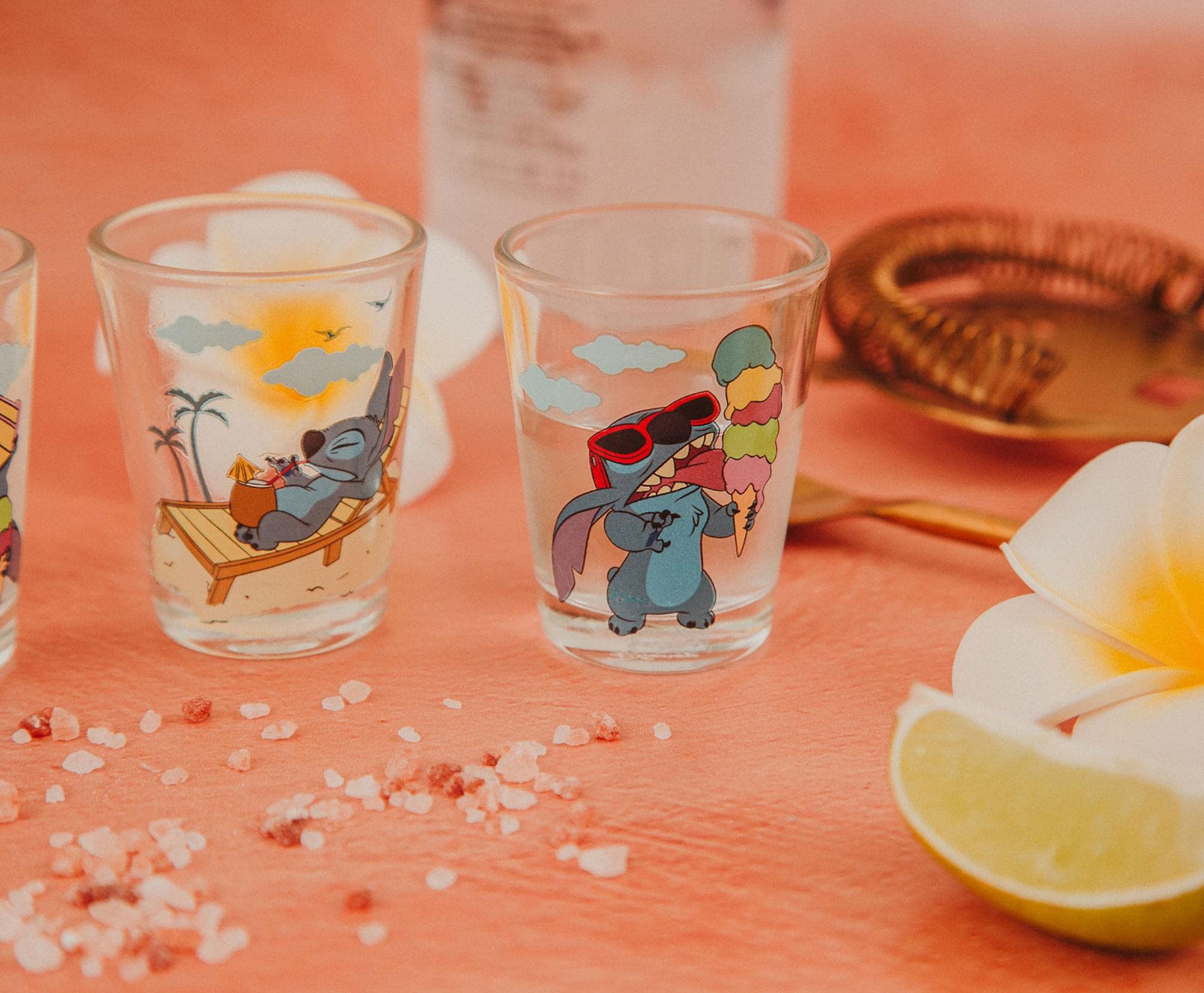 Foto 7 pulgar | Set de Mini Tazas de Cristal Disney Lilo & Stitch 45 ml 4 Piezas - Venta Internacional