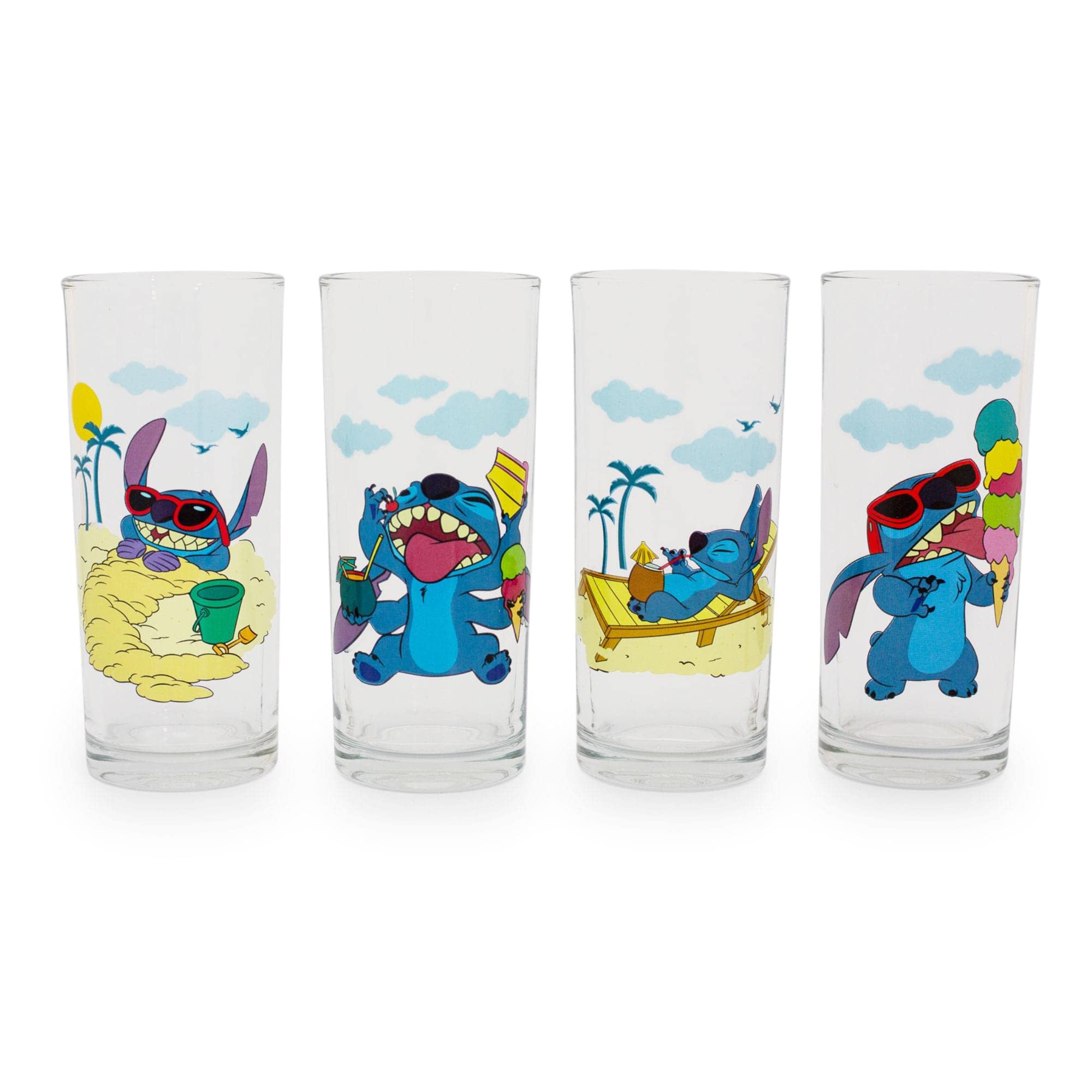 Foto 2 pulgar | Vasos Toynk Disney Lilo & Stitch de 4 Piezas-Venta Internacional