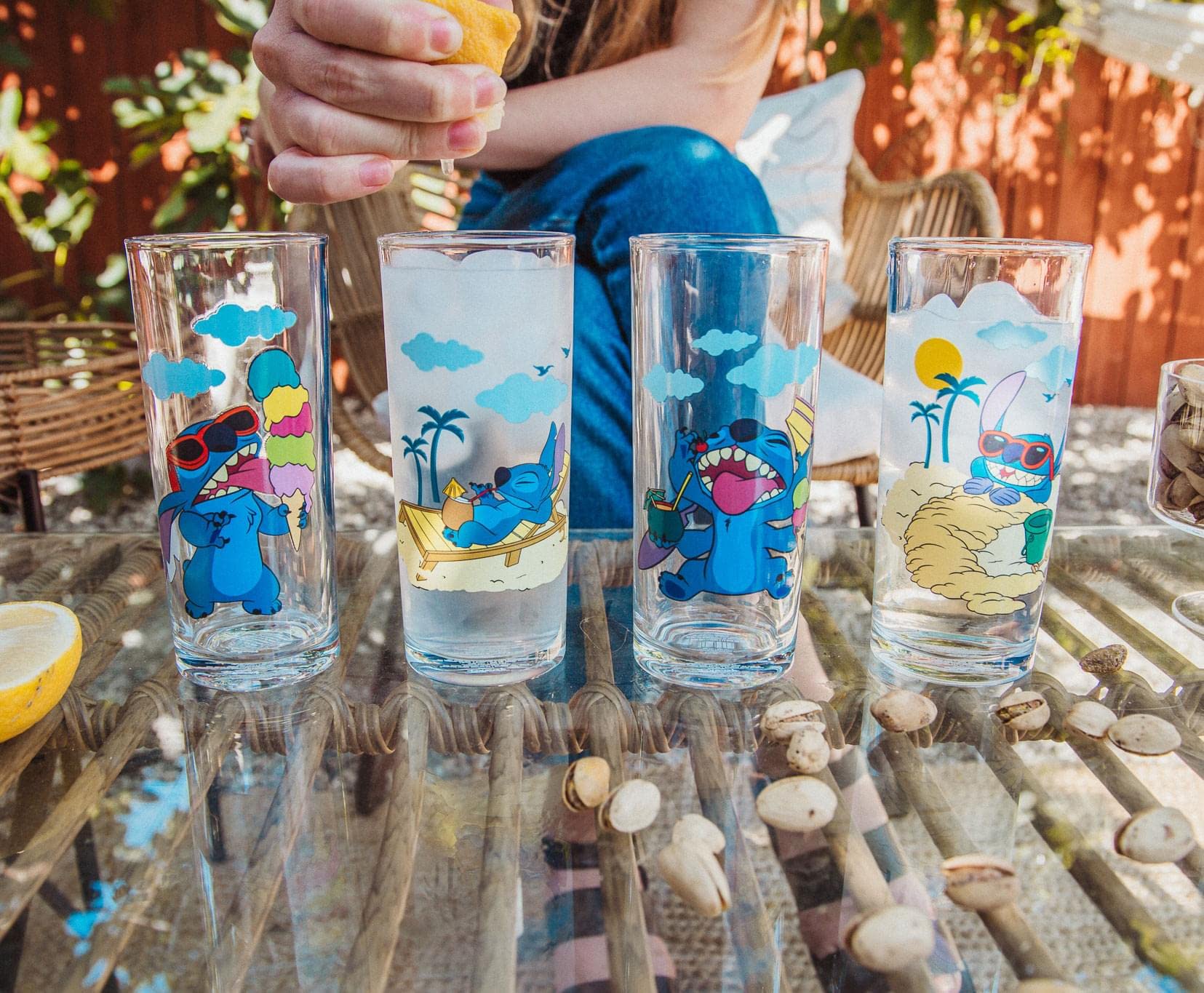 Foto 3 pulgar | Vasos Toynk Disney Lilo & Stitch de 4 Piezas-Venta Internacional