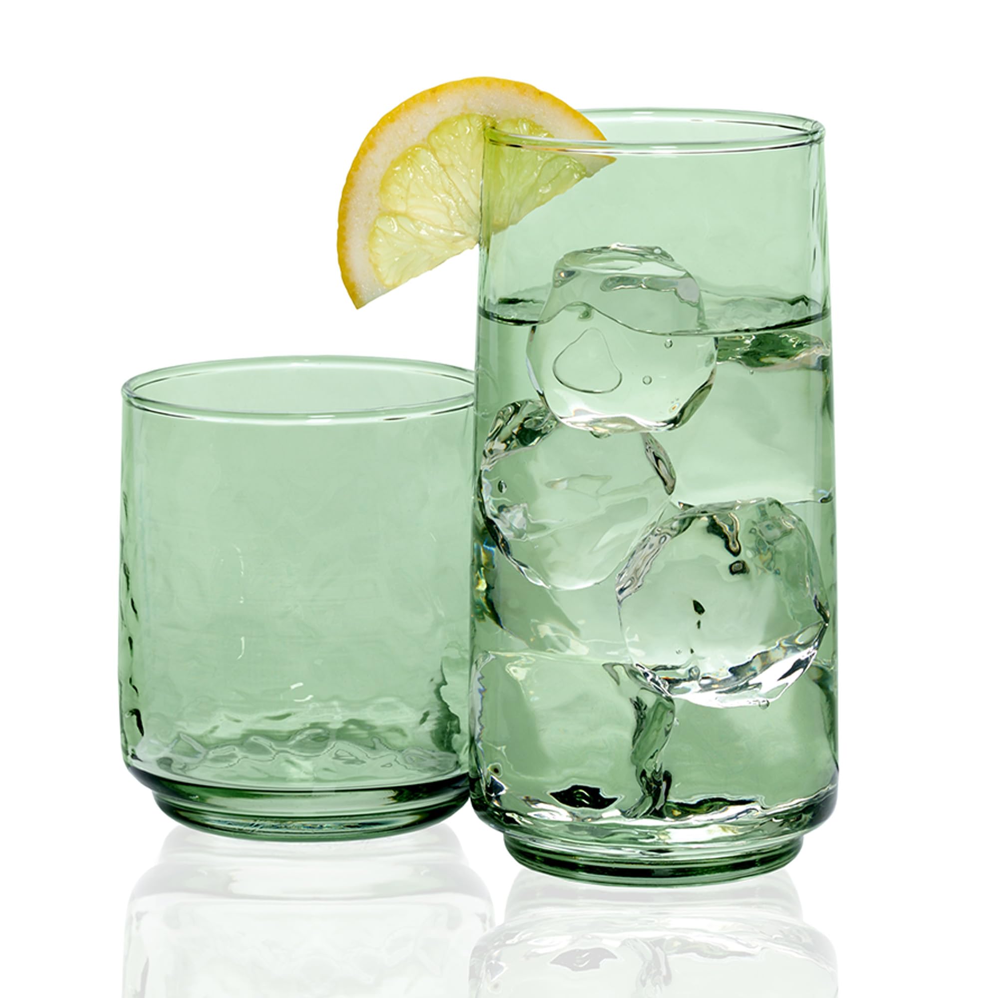 Foto 2 pulgar | Vasos Para Beber Anchor Hocking Fern Green Brockhill, 16 Unidades - Venta Internacional.