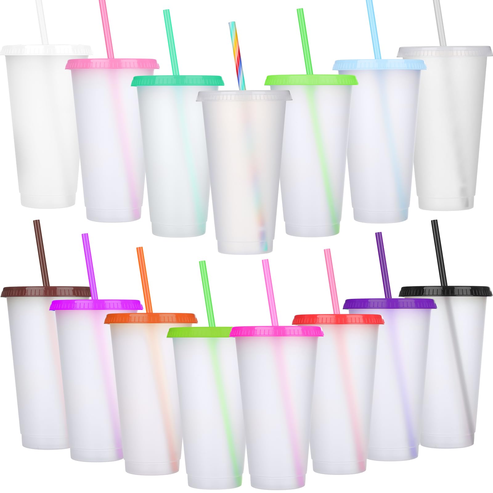 Foto 2 pulgar | Vasos de Plástico Honeydak 800 ml 15 Unidades - Venta Internacional