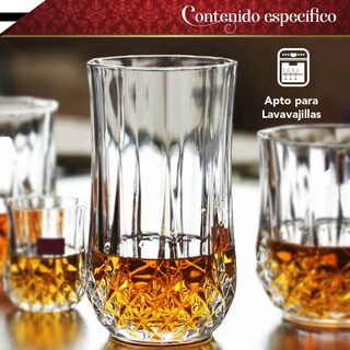 Foto 4 | Vasos Bar|275 Ml|cristal|elegantes|6 Unidades