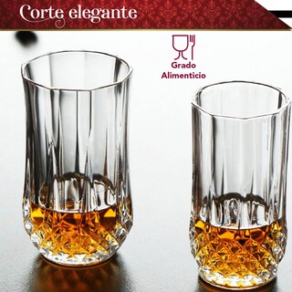 Foto 5 | Vasos Bar|275 Ml|cristal|elegantes|6 Unidades