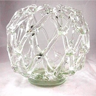 Foto 1 | Jarrón De Cristal Manhattan Chic Artisan Net 9x9x9 Cm - Venta Internacional.