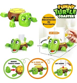 Foto 3 | Broma Posavasos Belug De Tortuga Verde Cafe