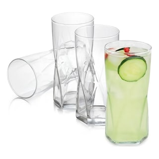 Foto 2 | Juego De 6 Vasos De Vidrio Modernos 465ml Eo Safe Imports Esi-20720 Transparente