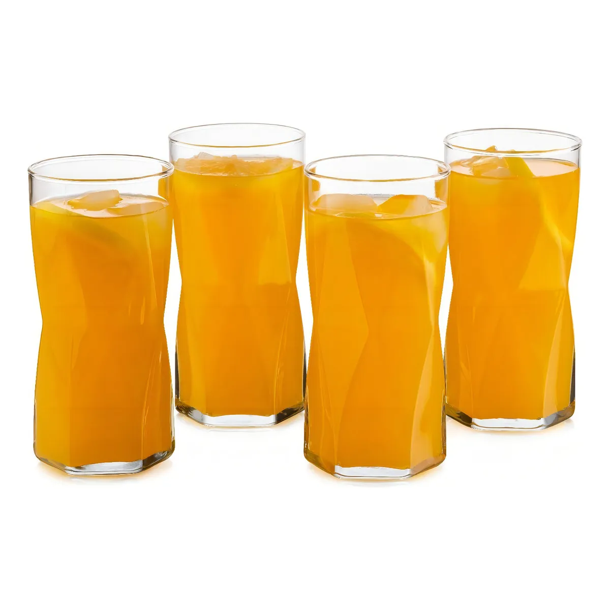 Foto 4 | Juego De 6 Vasos De Vidrio Modernos 465ml  Eo Safe Imports Esi-20720 Transparente