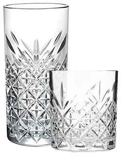 Foto 1 | Set Xtellar De 12 Vasos De Vidrio Elegantes Y Resistentes De Altura Variada