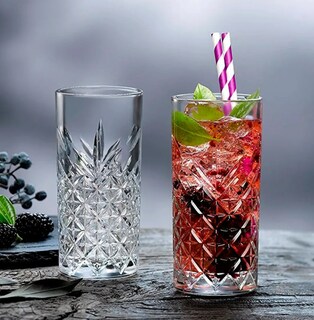 Foto 2 | Set Xtellar De 12 Vasos De Vidrio Elegantes Y Resistentes De Altura Variada