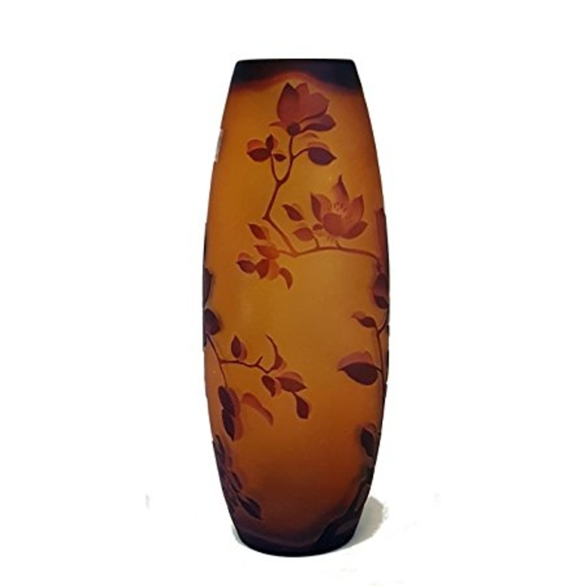 Foto 2 pulgar | Jarrón Manhattan Chic De Cristal Convexo  Color Ámbar  13 5 Cm - Venta Internacional.