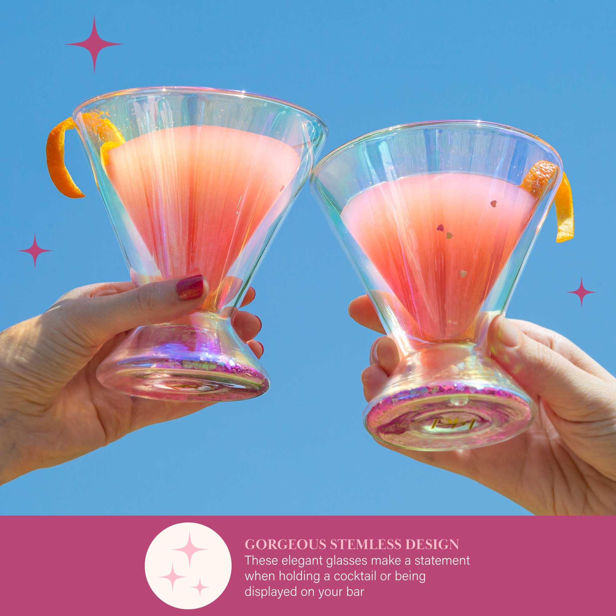 Foto 5 pulgar | Juego De Vasos Martini Paris Hilton Double Wall, 207 Ml, 7 Oz, 2 Piezas - Venta Internacional.