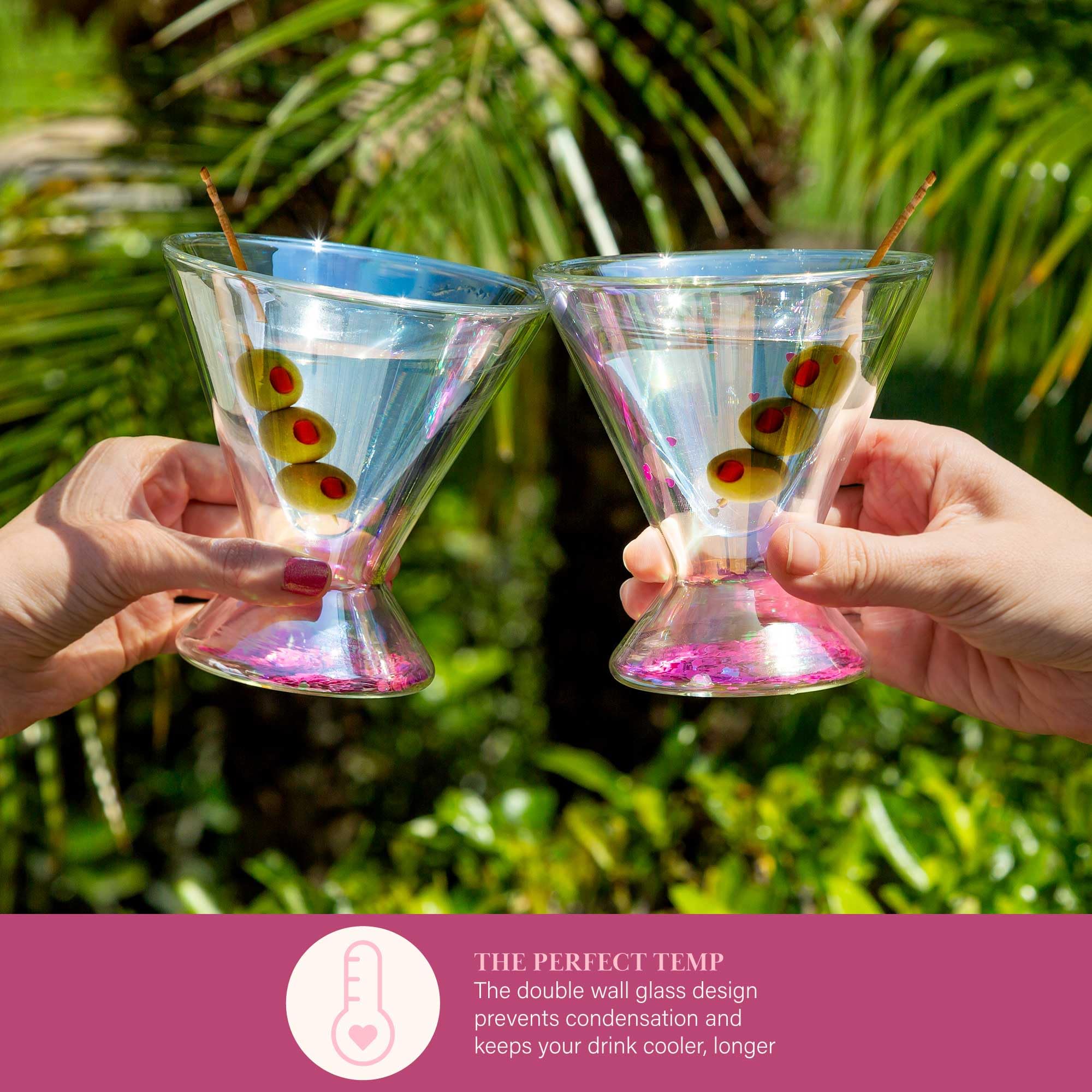 Foto 7 pulgar | Juego De Vasos Martini Paris Hilton Double Wall, 207 Ml, 7 Oz, 2 Piezas - Venta Internacional.